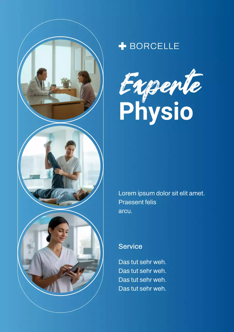 Werbung für moderne Therapien