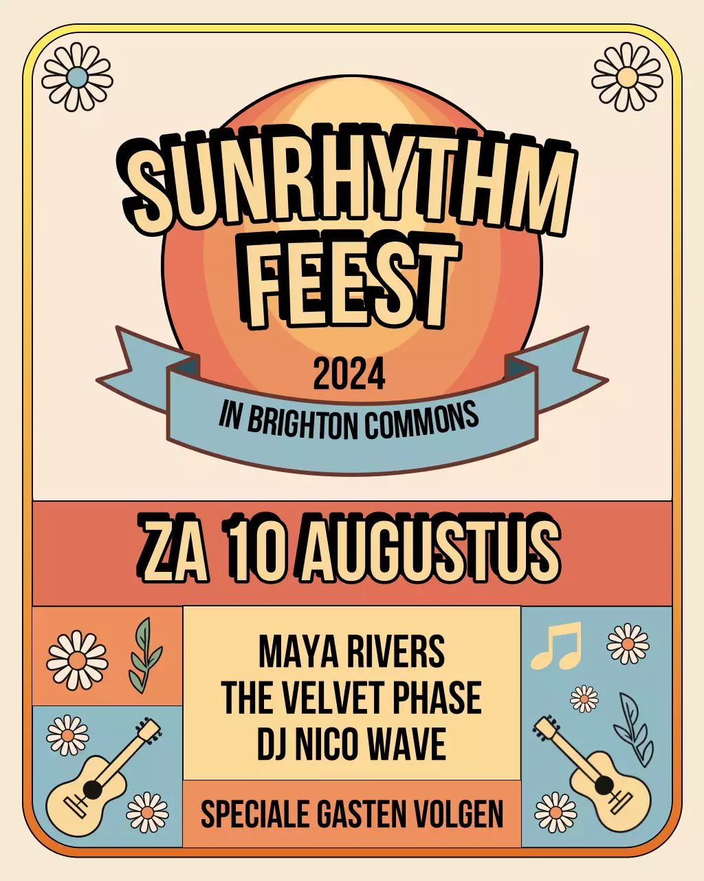 Instagram-bericht over Orange Retro Music Event