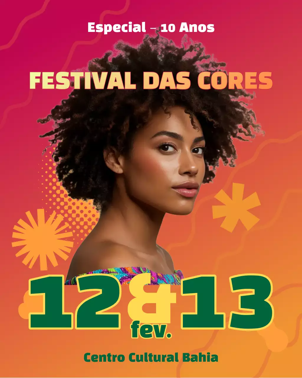 Anúncio do Festival Cultural de Orange (Postagem no Instagram)