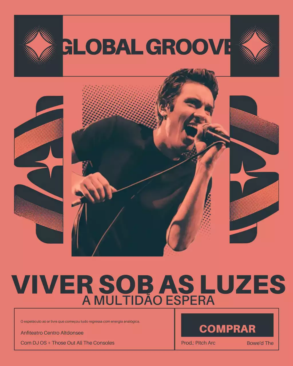 Postagem promocional de música retrô da Coral no Instagram