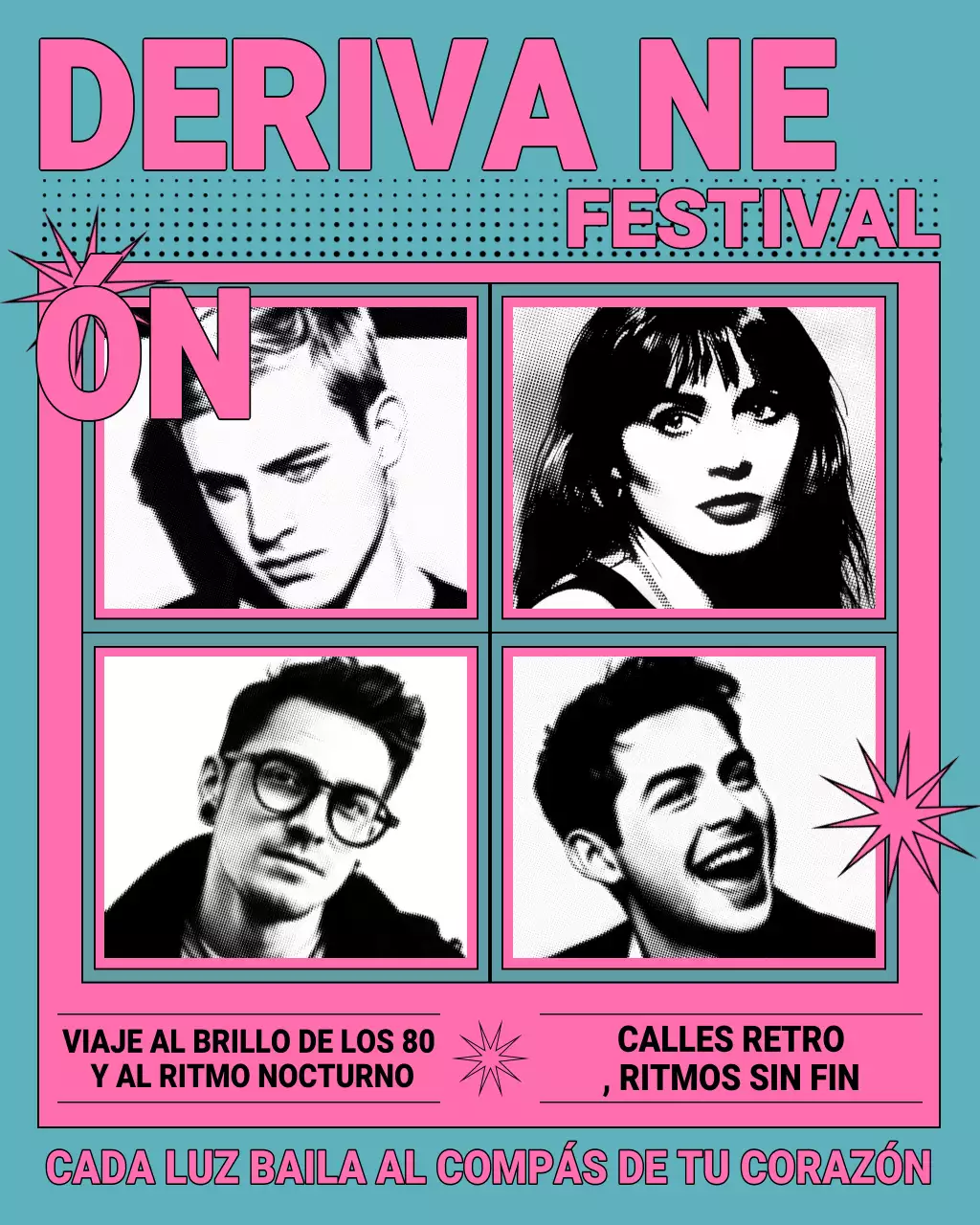 Publicación de Instagram del Festival de Música Retro Pink Tosca