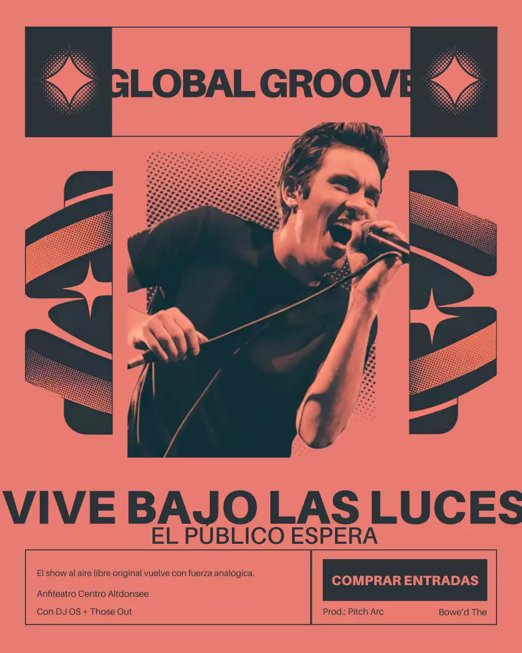 Publicación de promoción de música retro de Coral en Instagram