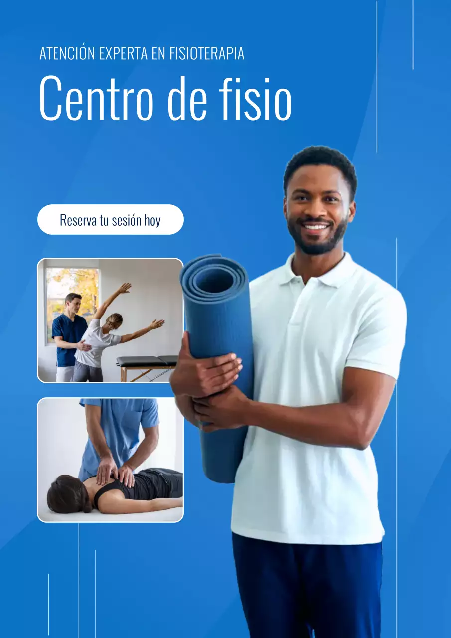 Promoción de la terapia moderna azul