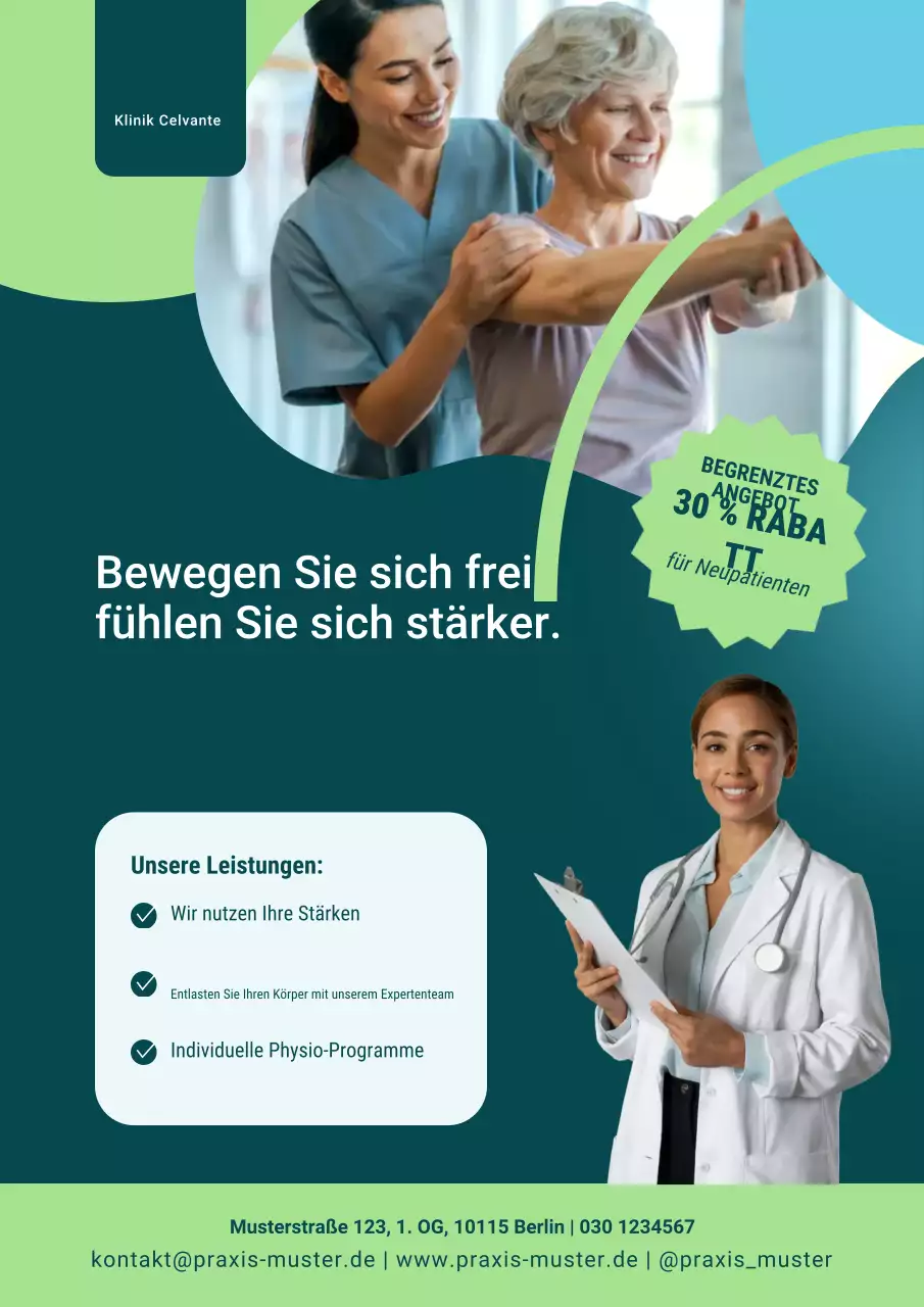 Förderung der grünen, modernen Physiotherapie