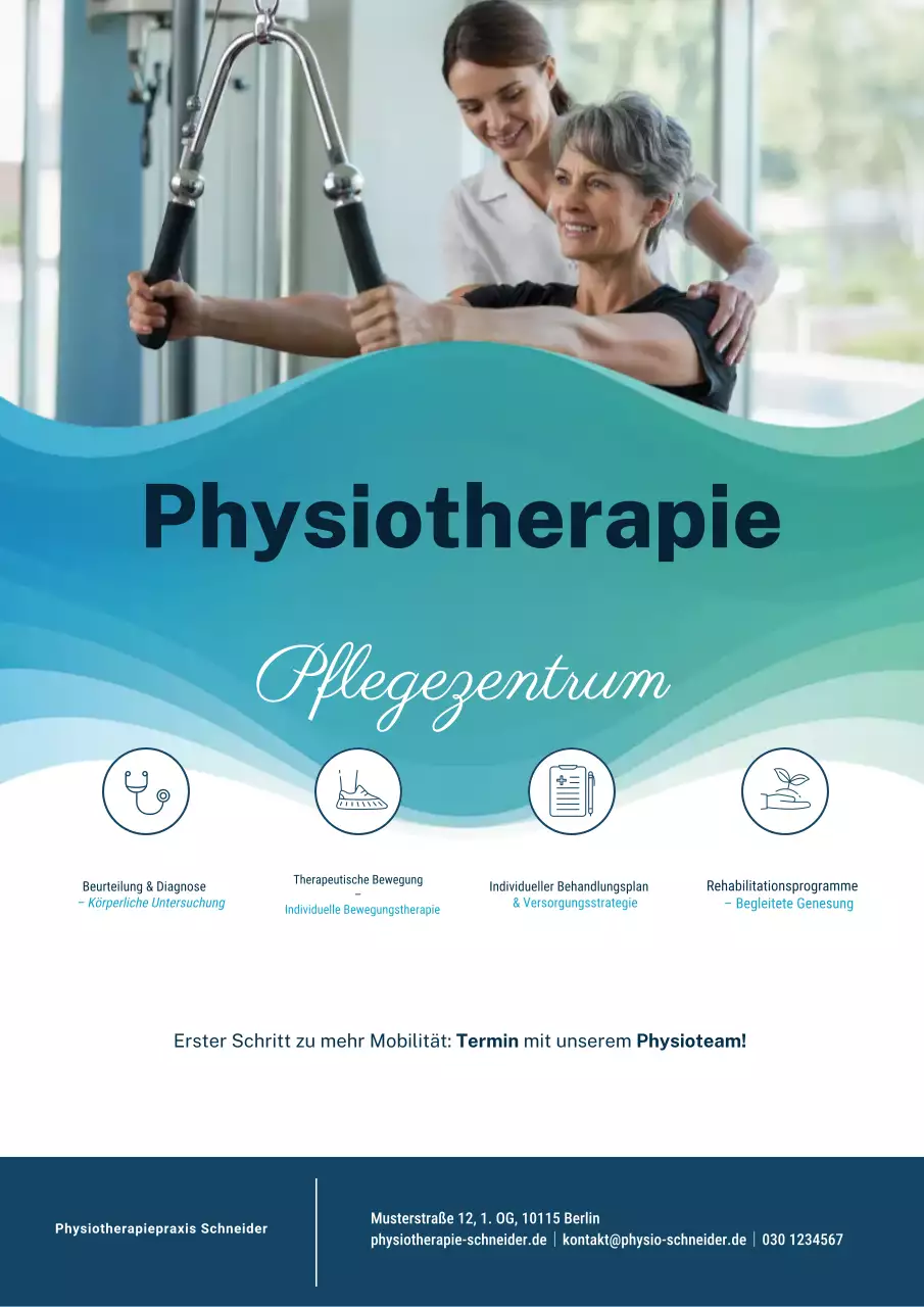 Blue Modern Therapy Promotion