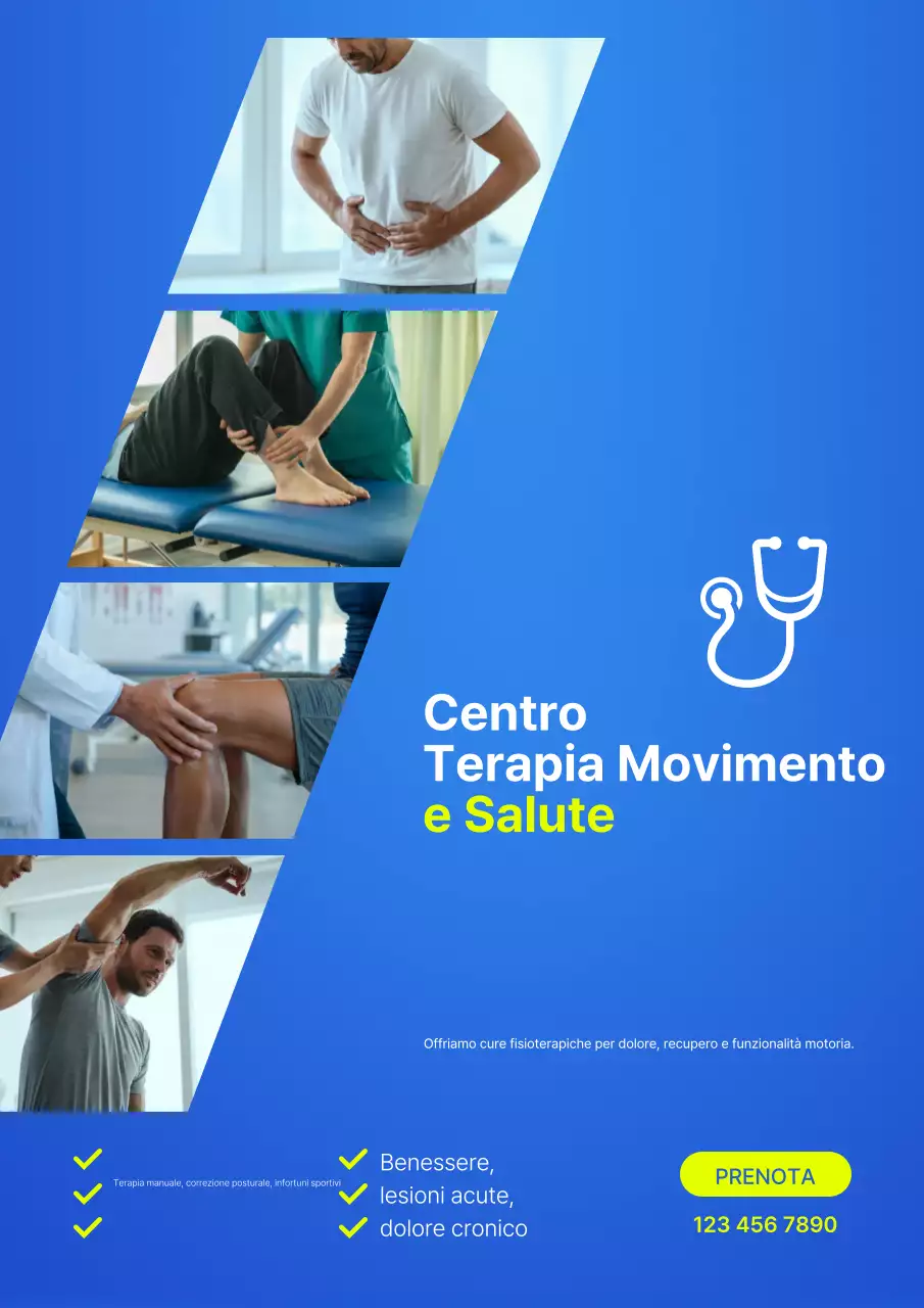 promozione della terapia moderna blu