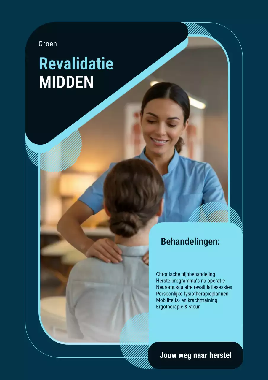 Blauwe Moderne Revalidatie Promotie