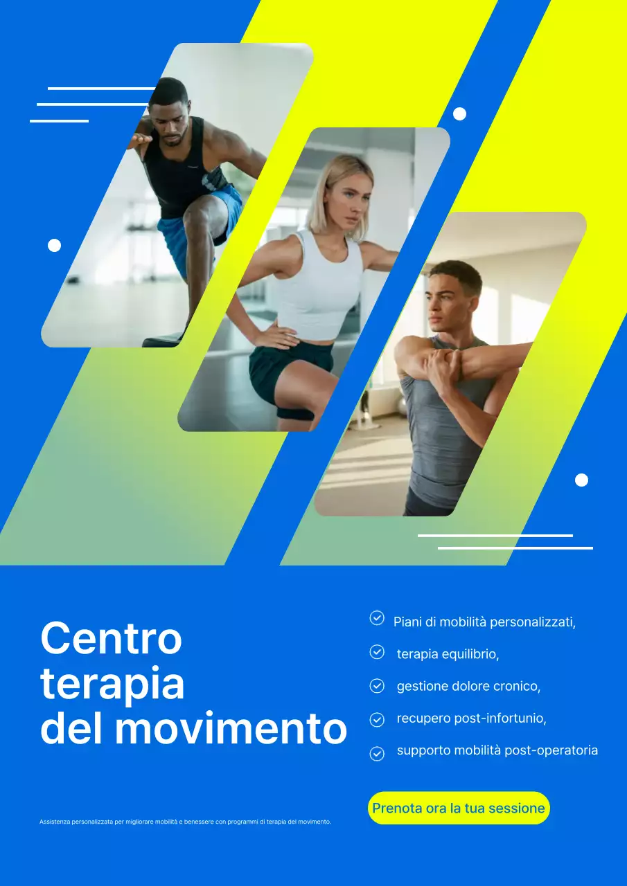 promozione della terapia moderna blu