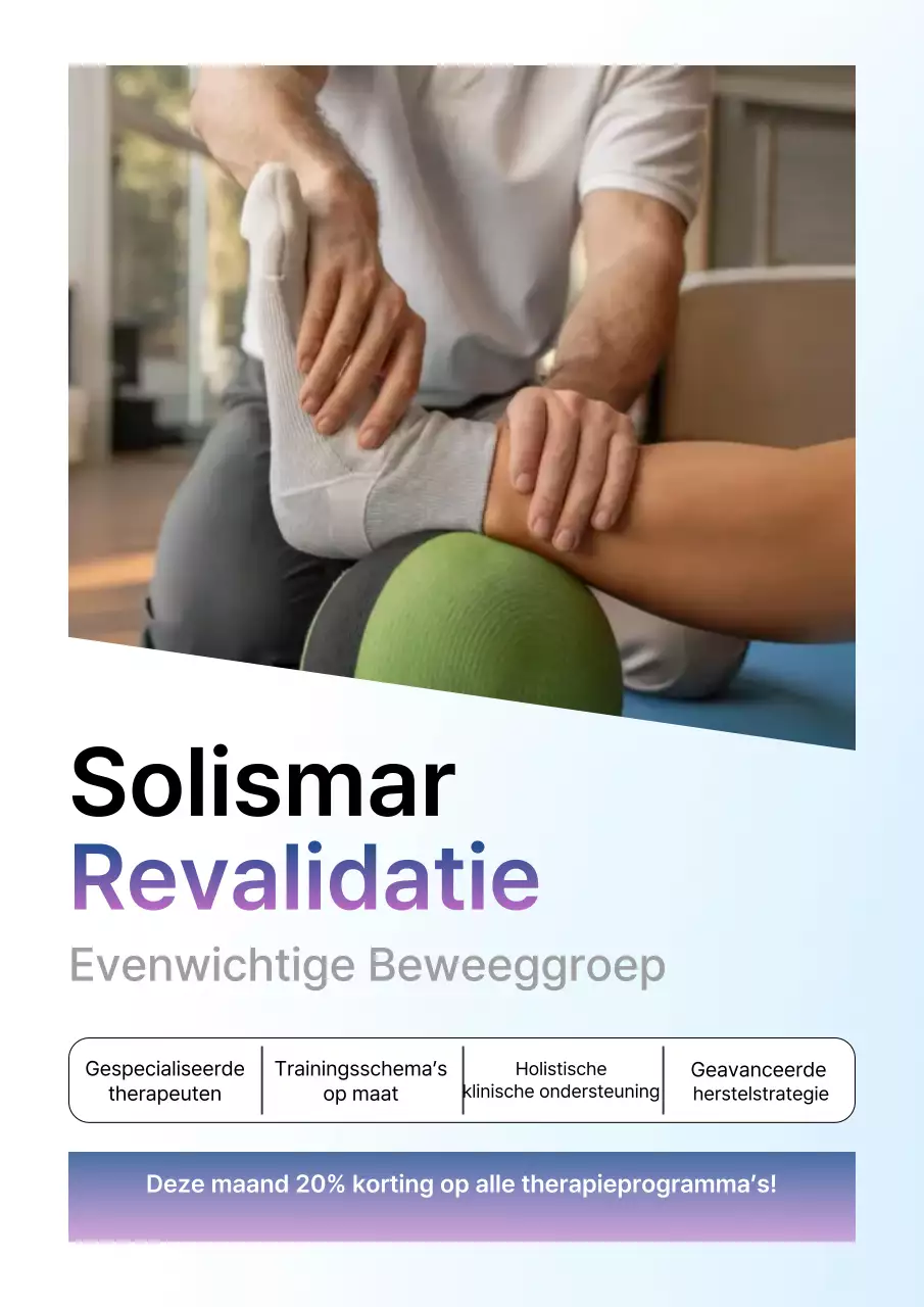 promotie van groene moderne therapie