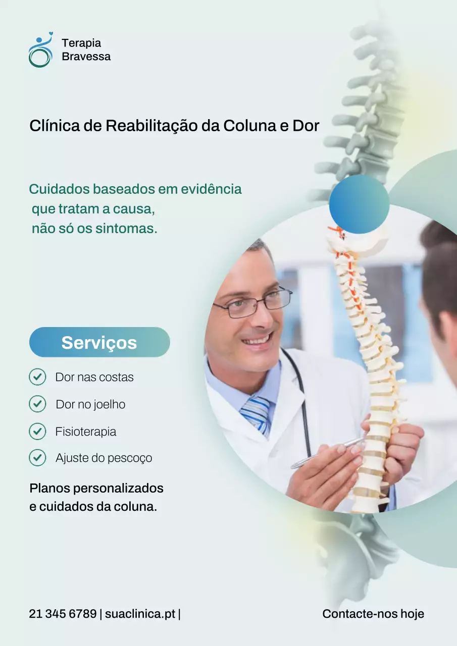 Pôster de Promoção da Saúde Profissional da Mint