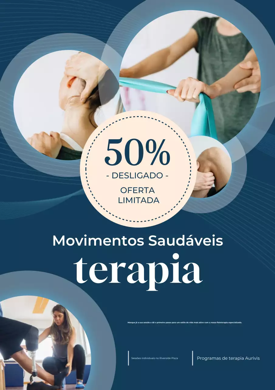 Pôster promocional da Blue Modern Therapy