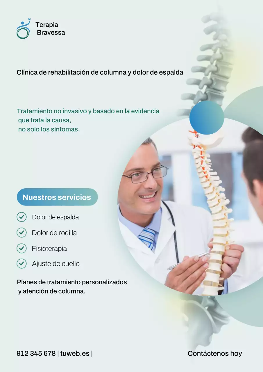 Póster de promoción de la salud profesional de Mint