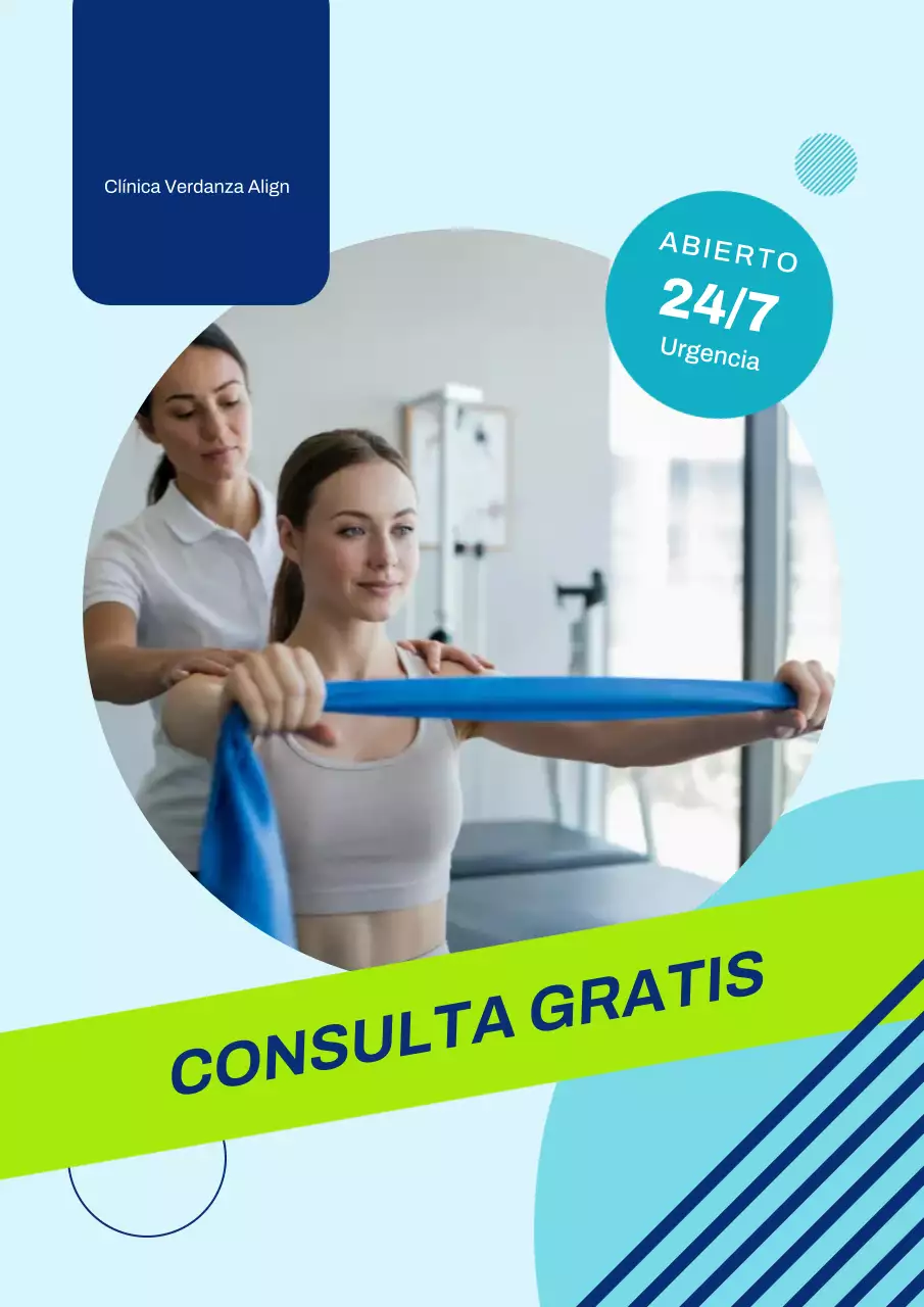 Promoción de la Clínica Blue Modern