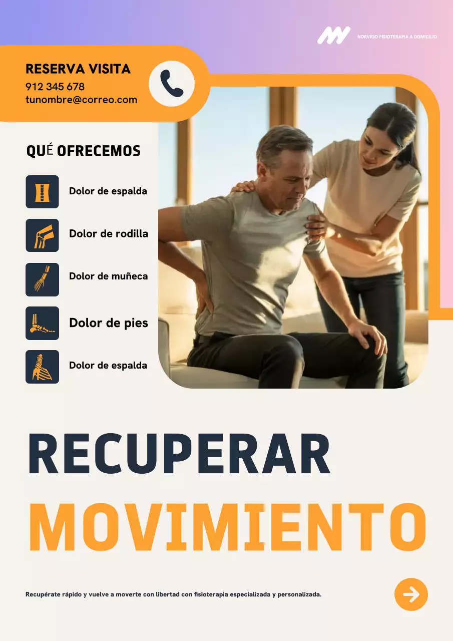 Póster promocional de Orange Modern Physiotherapy