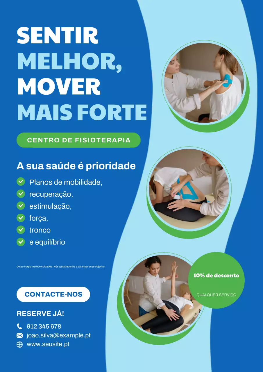 Pôster promocional da Blue Modern Therapy