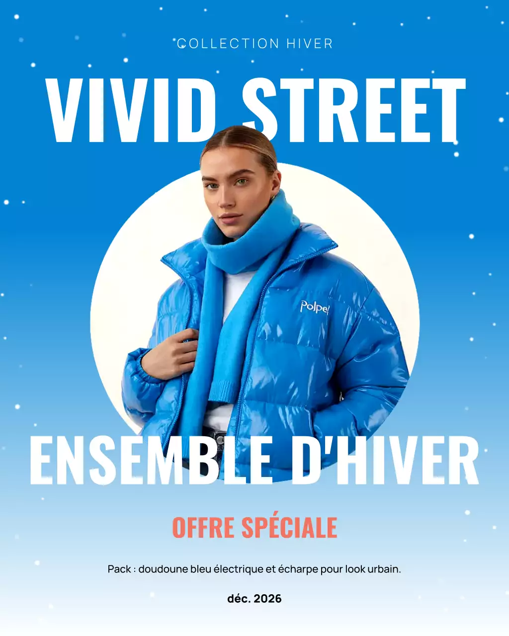 Publication Instagram promotionnelle de Blue Modern Fashion