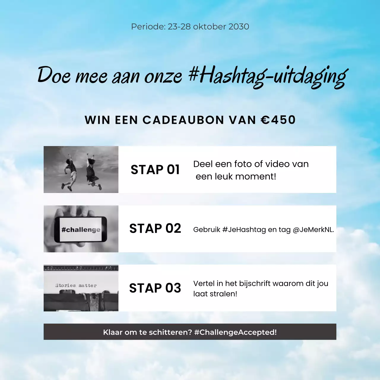 blauwe moderne sociale media promotie