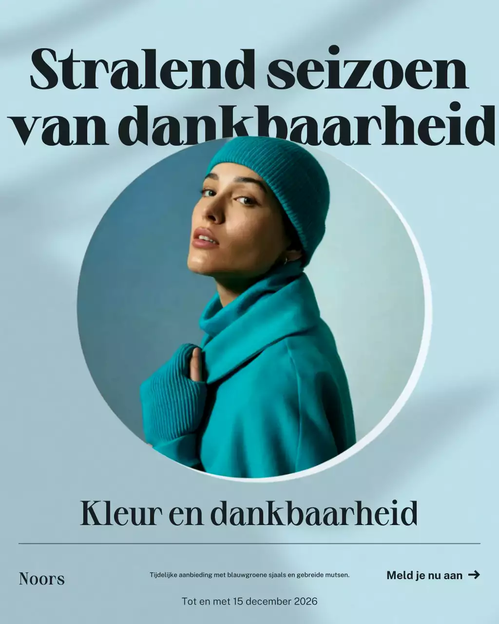 Instagram-bericht over Teal Modern Fashion-promotie