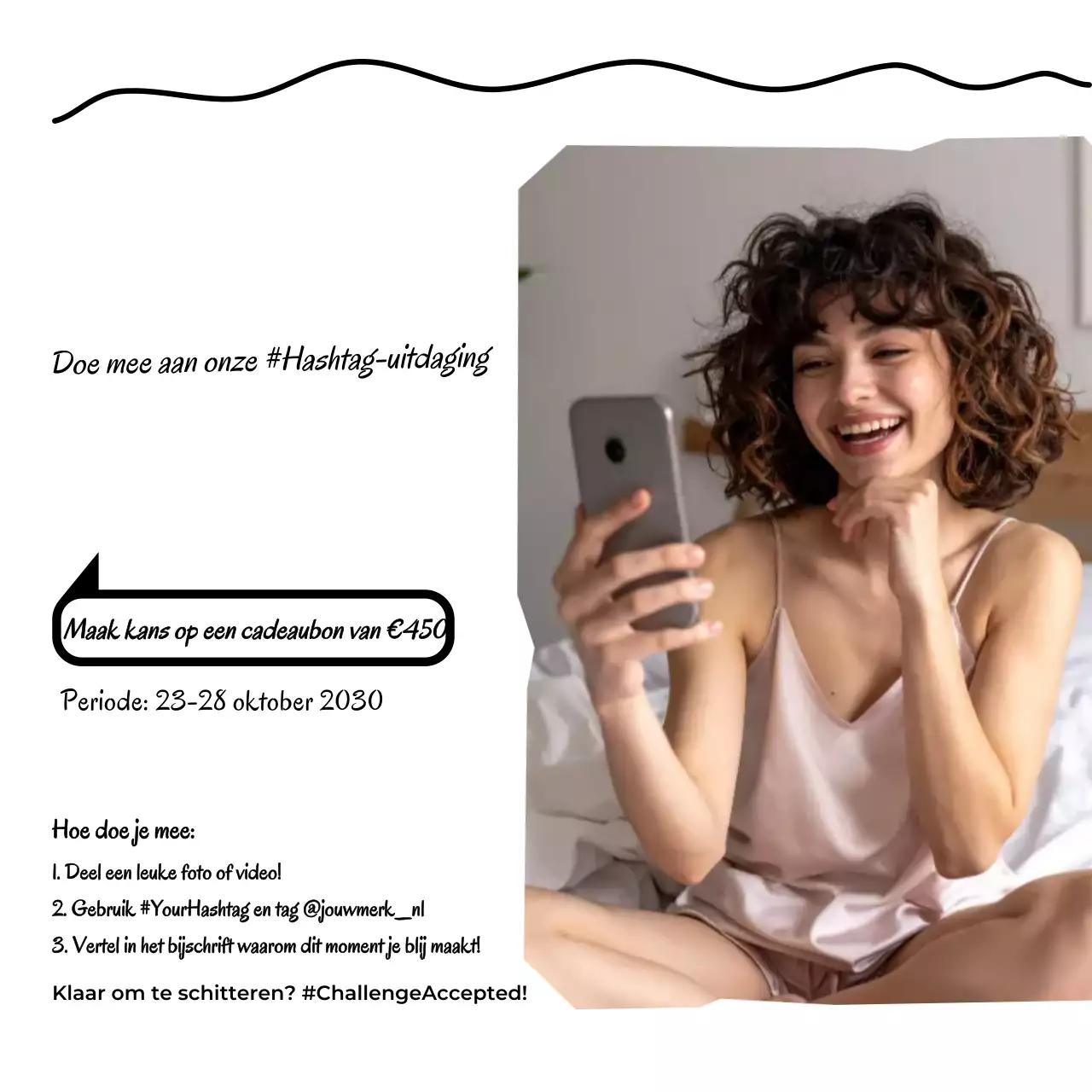 witte moderne sociale media promotie