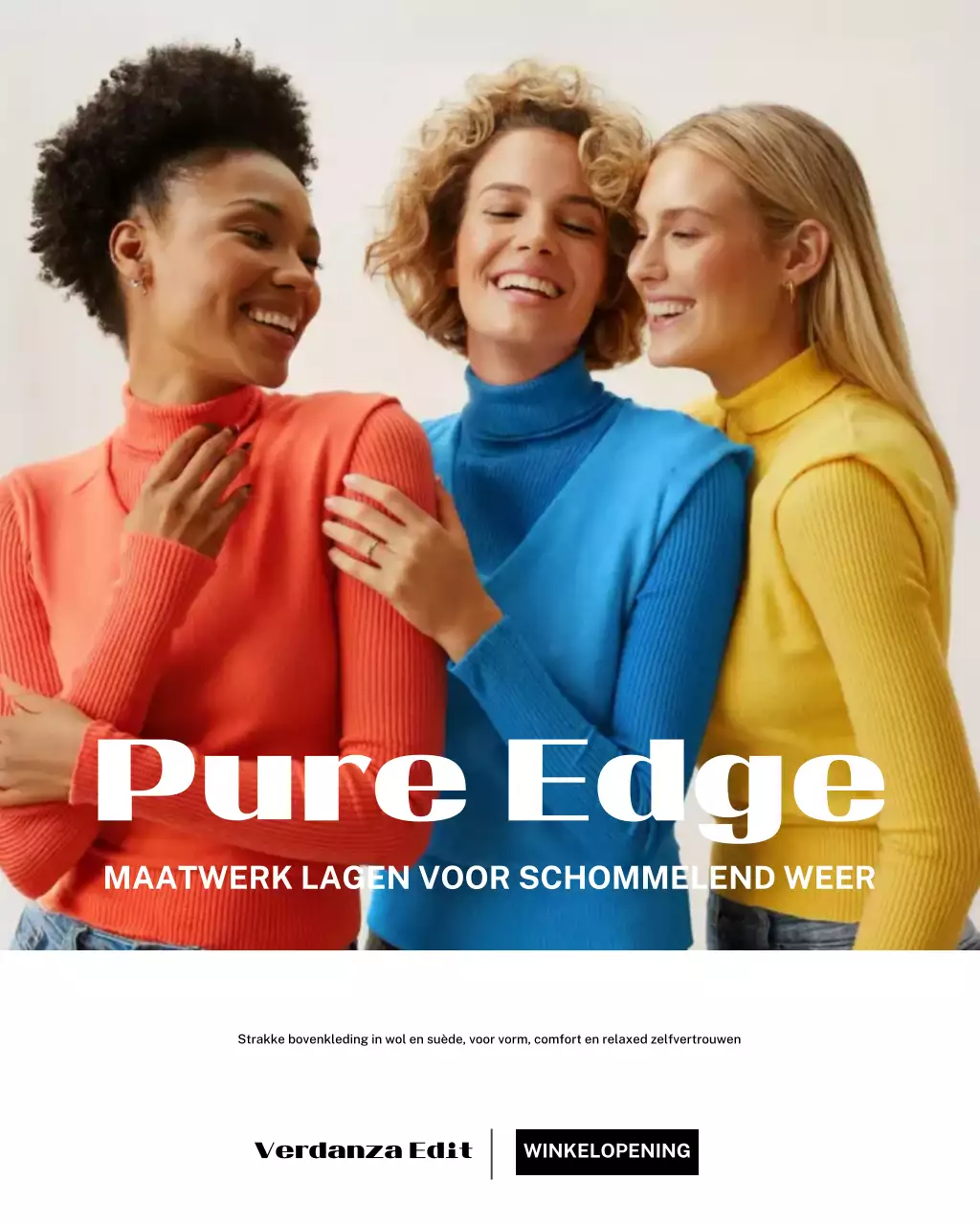 Kleurrijke moderne modepromotie Instagram-post
