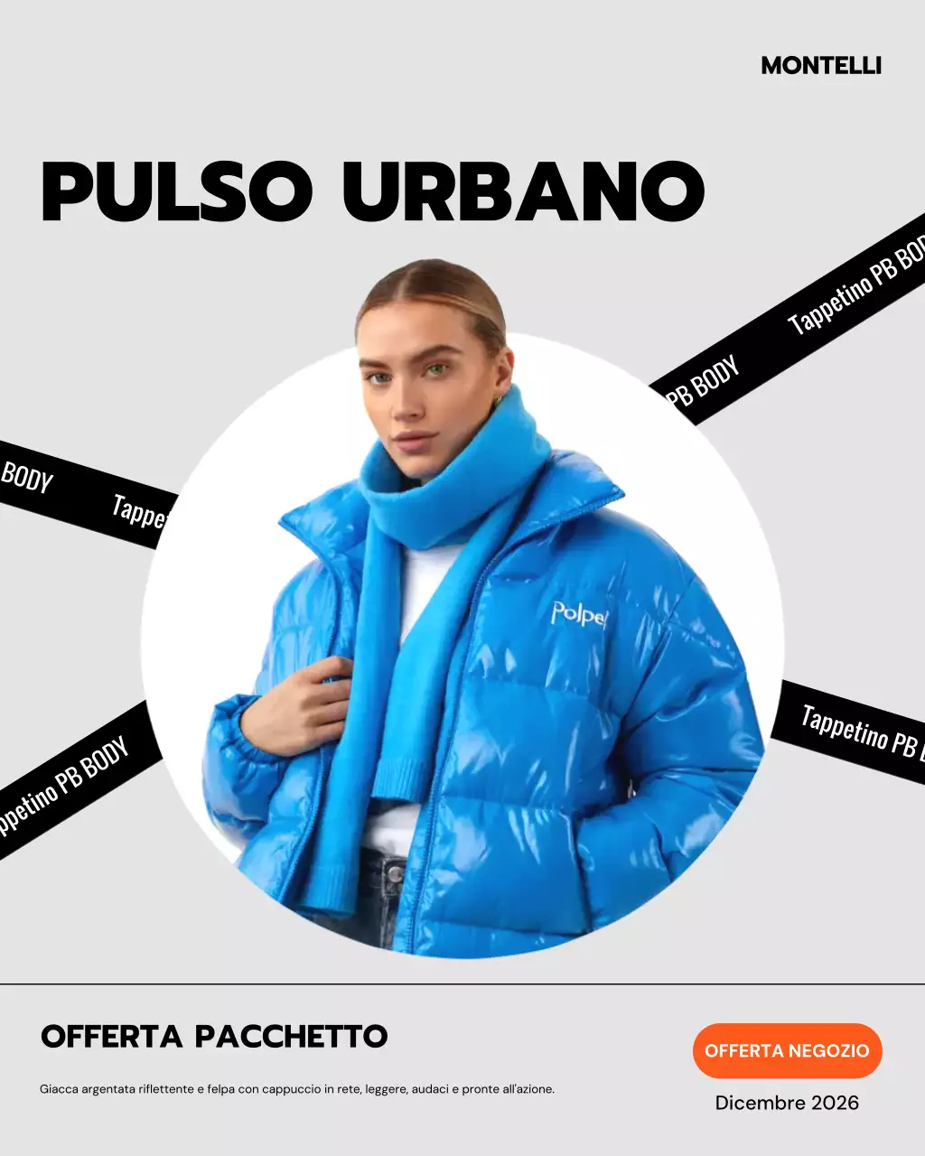 Post Instagram promozionale di Blue Urban Fashion