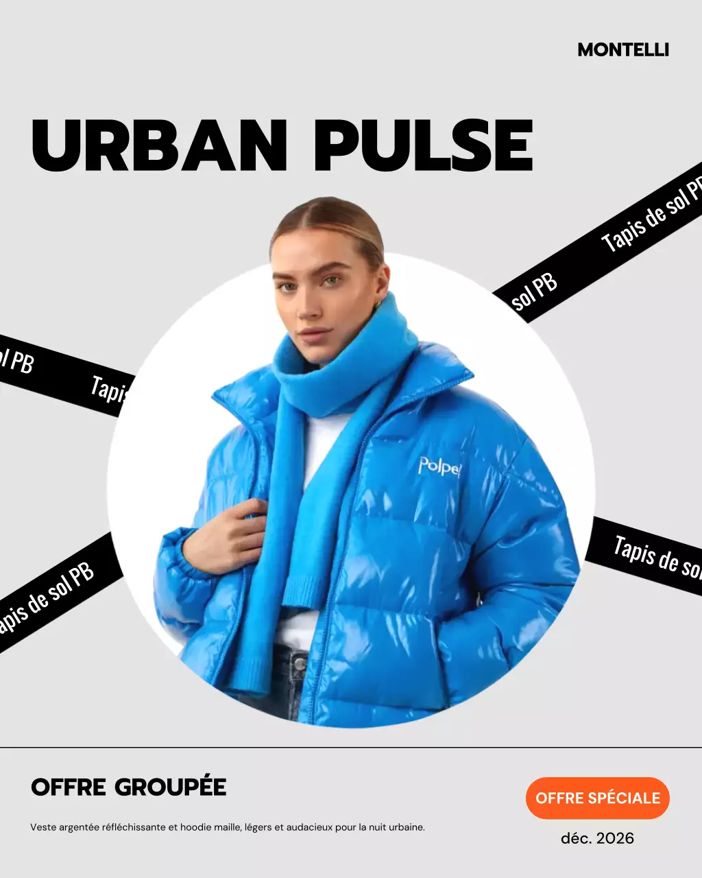 Publication Instagram promotionnelle de Blue Urban Fashion