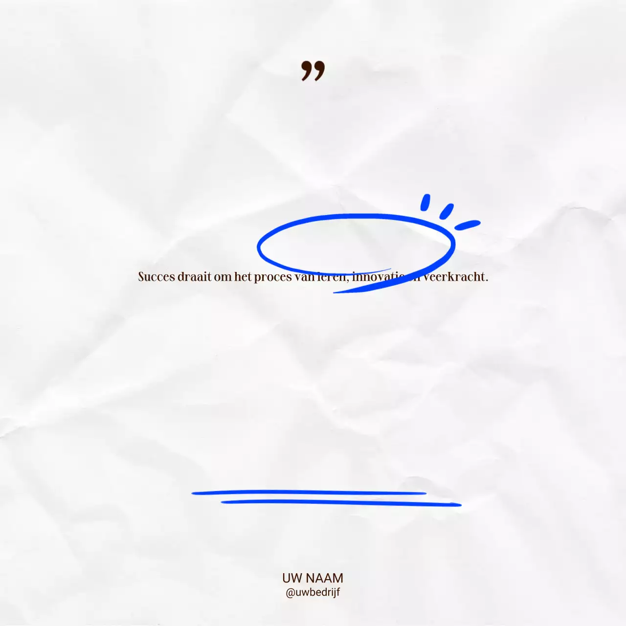 witte minimalistische succesinspiratie