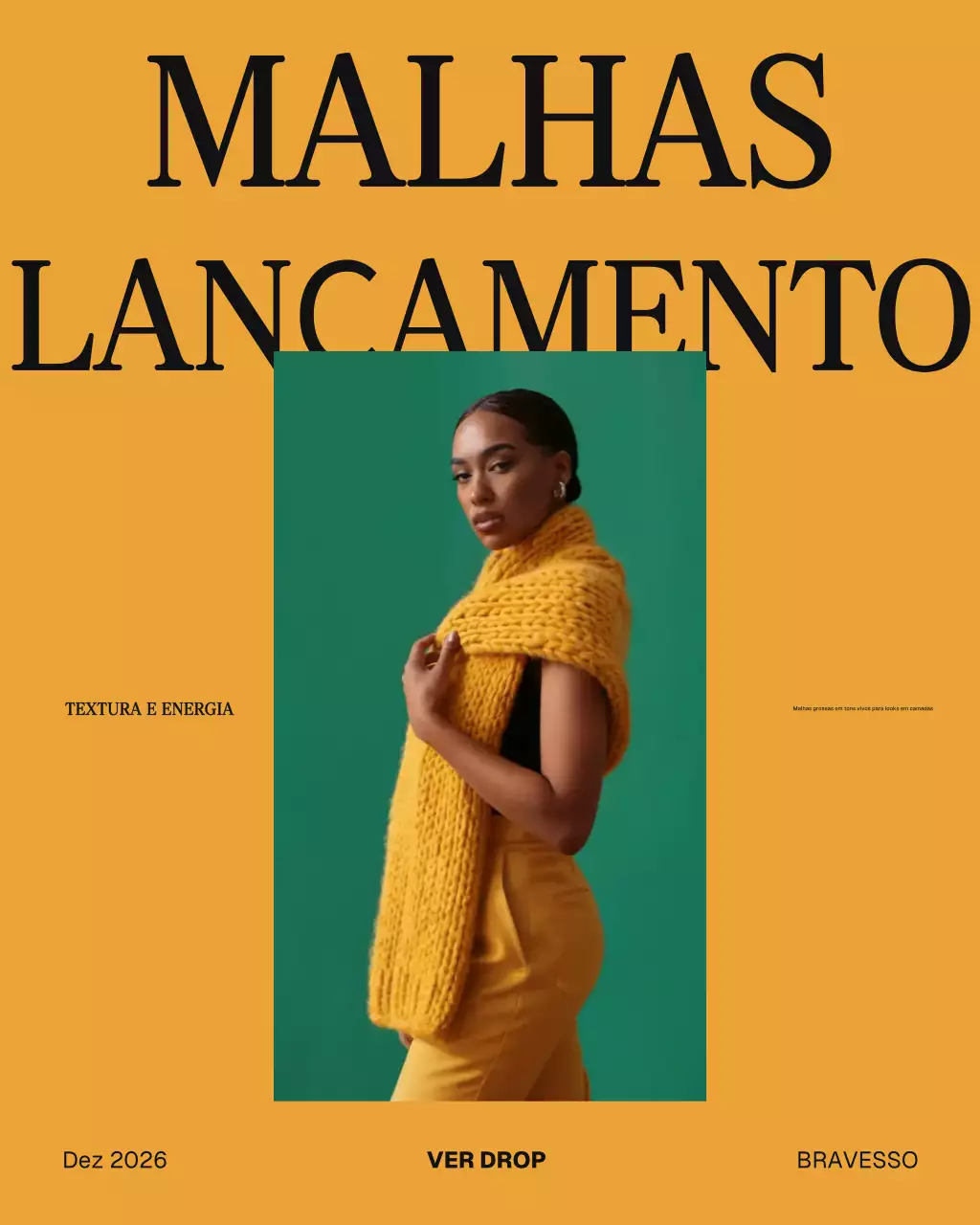 Postagem de promoção de moda moderna da Orange no Instagram
