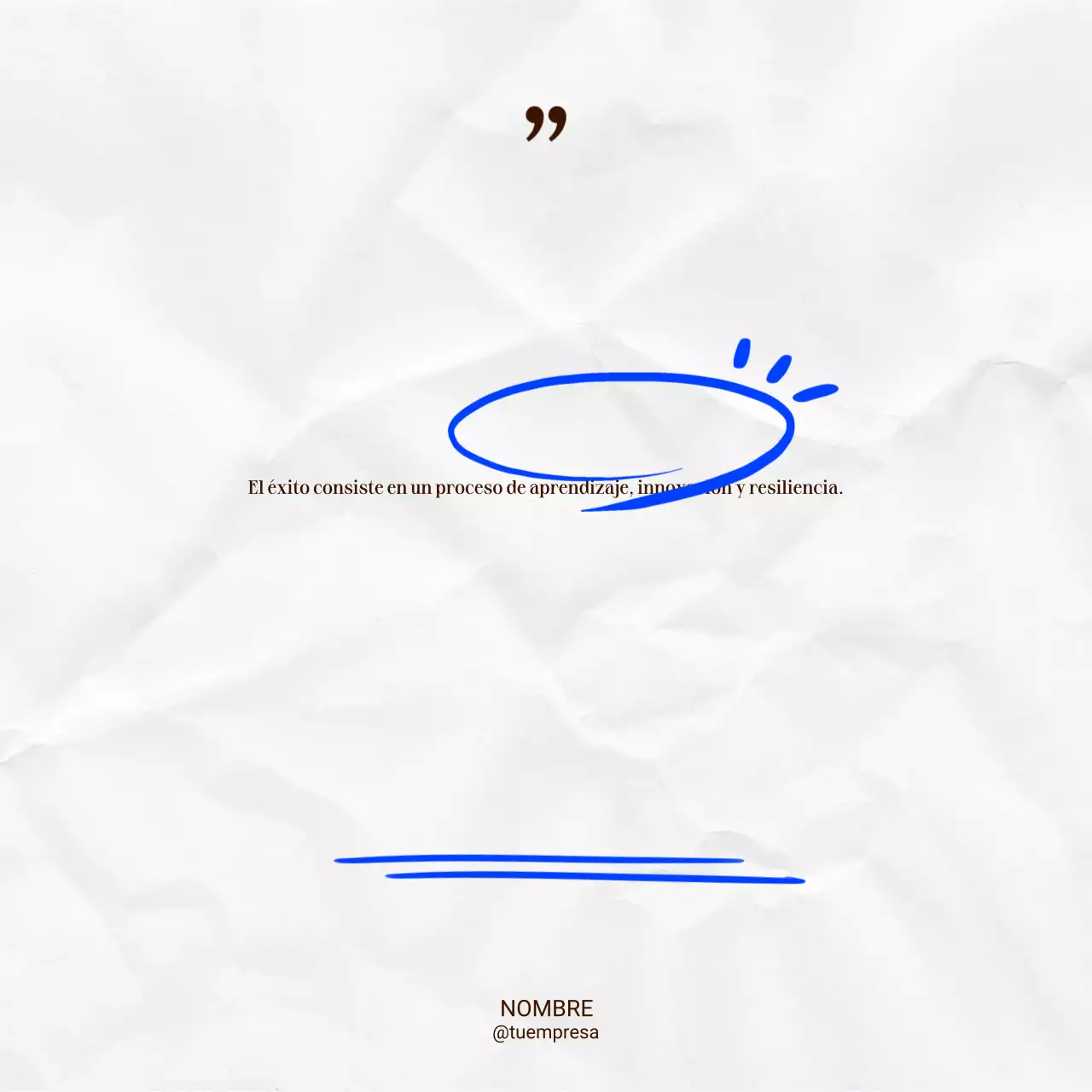 Inspiración minimalista blanca para el éxito