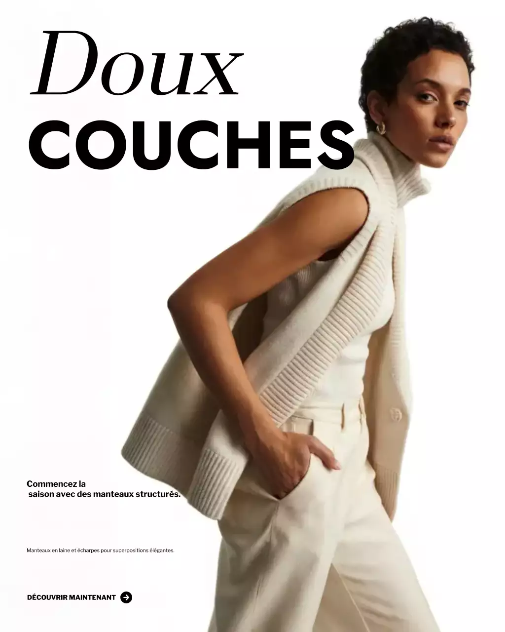 Publication Instagram sur la promotion de la mode élégante beige