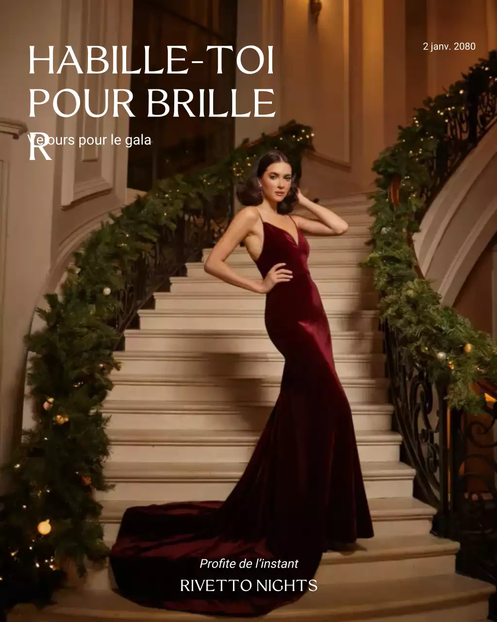 Publication Instagram d'une publicité élégante pour le vin