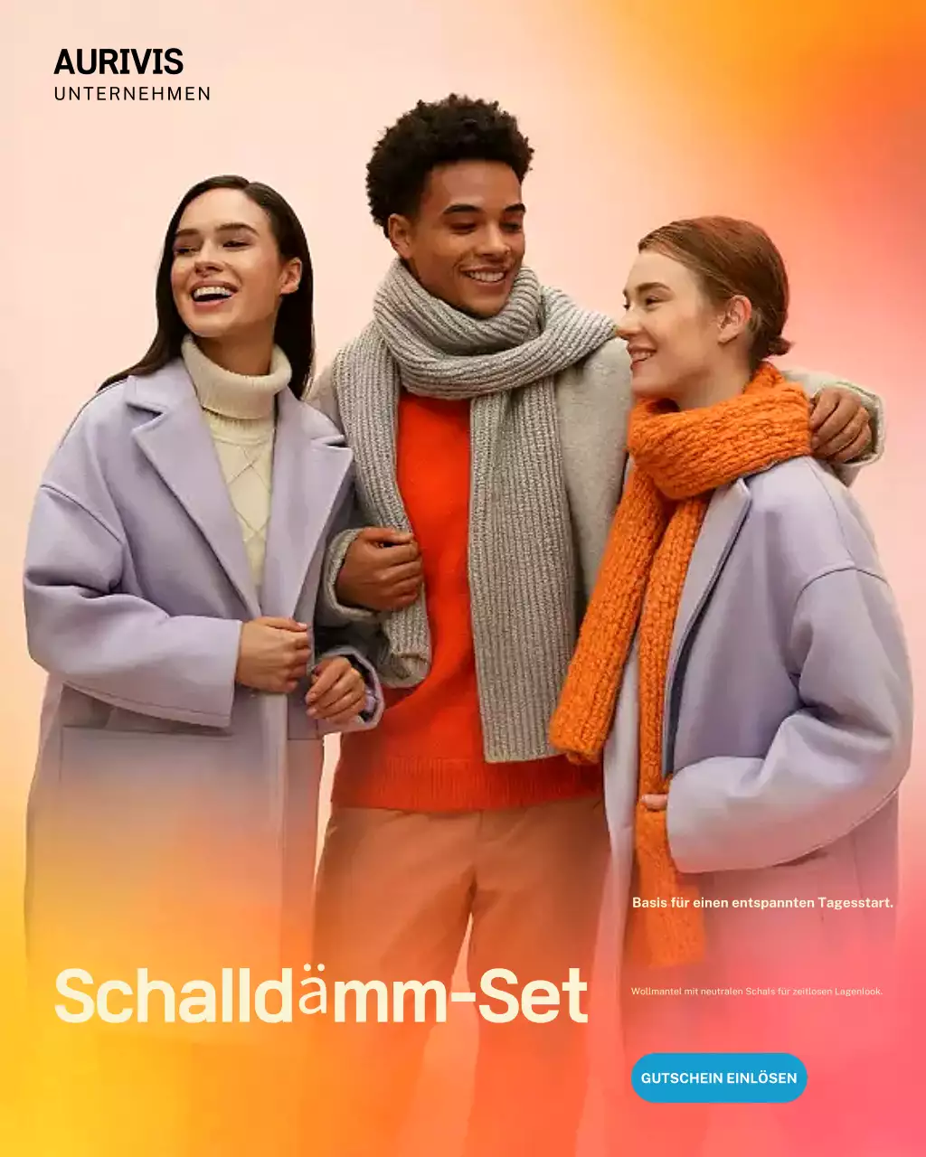 Orange Trendy Fashion Promotion Instagram Post
