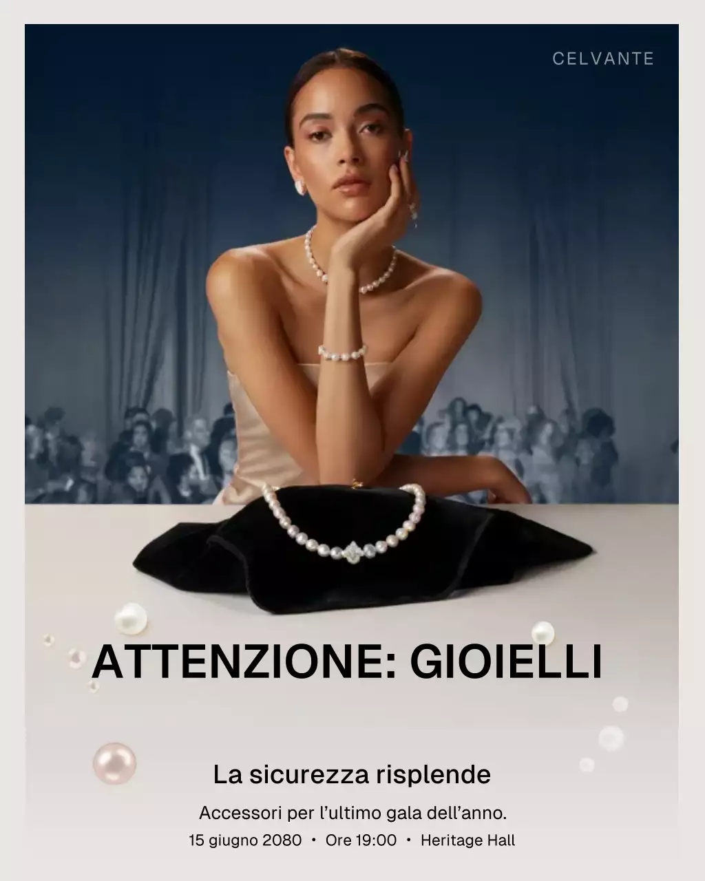 Annuncio di gioielli eleganti della Marina Militare su Instagram