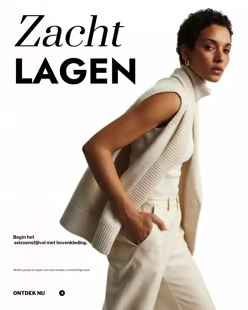 Beige elegante modepromotie Instagram-bericht