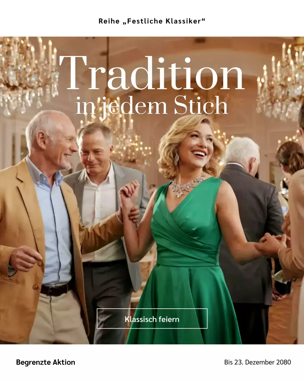 Instagram-Post zur Promotion von Green Elegant Fashion