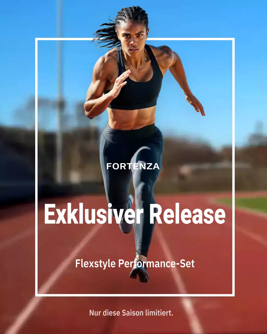 Instagram-Beitrag zu Black Modern Athletic-Werbung