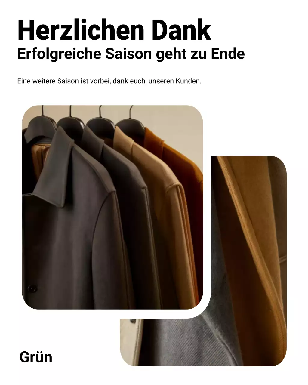 Brown Classic Fashion Ankündigung Instagram Post