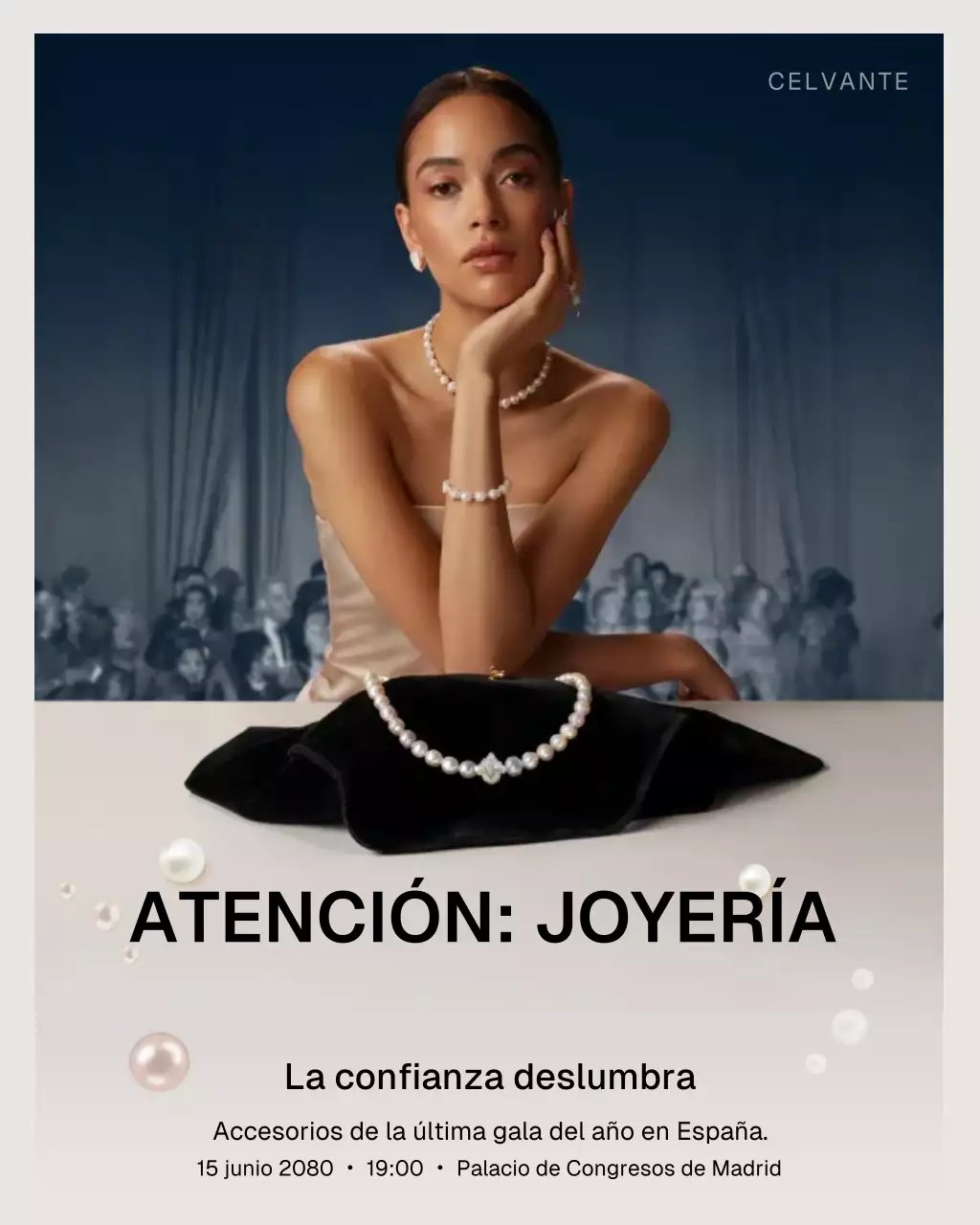 Publicación de Instagram sobre el anuncio de la elegante joyería de la Marina