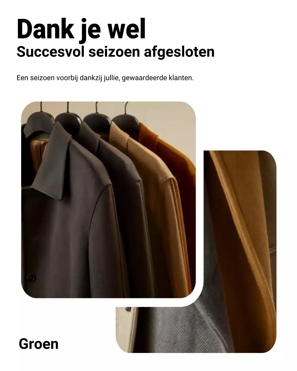 Brown Classic Fashion aankondiging Instagram-bericht