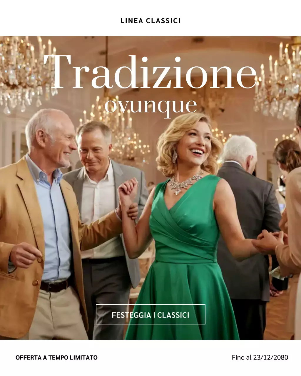 Post di Instagram sulla promozione della moda elegante e verde