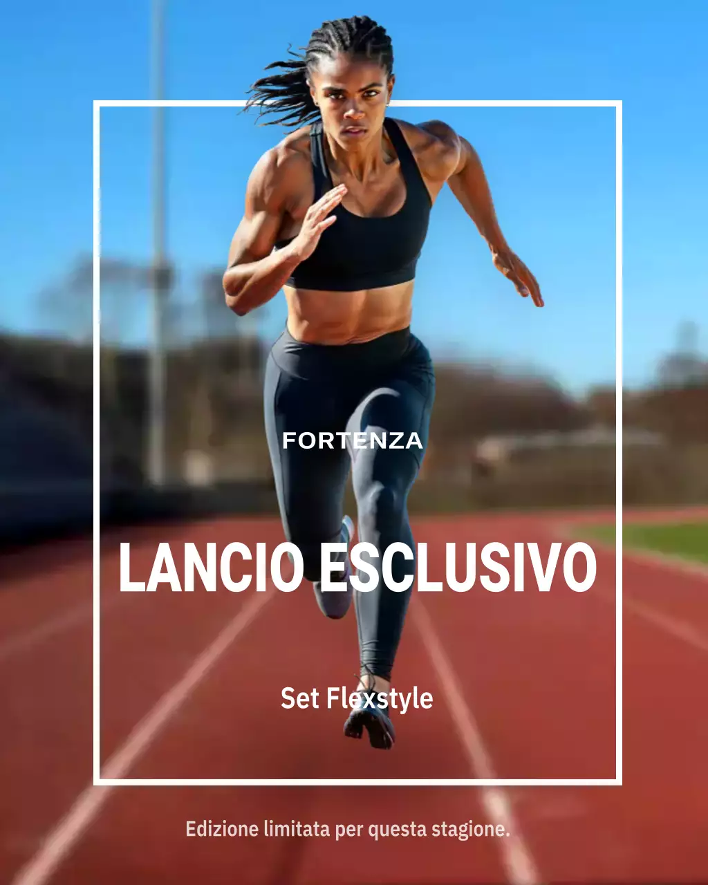 Post di Instagram pubblicitario di Black Modern Athletic
