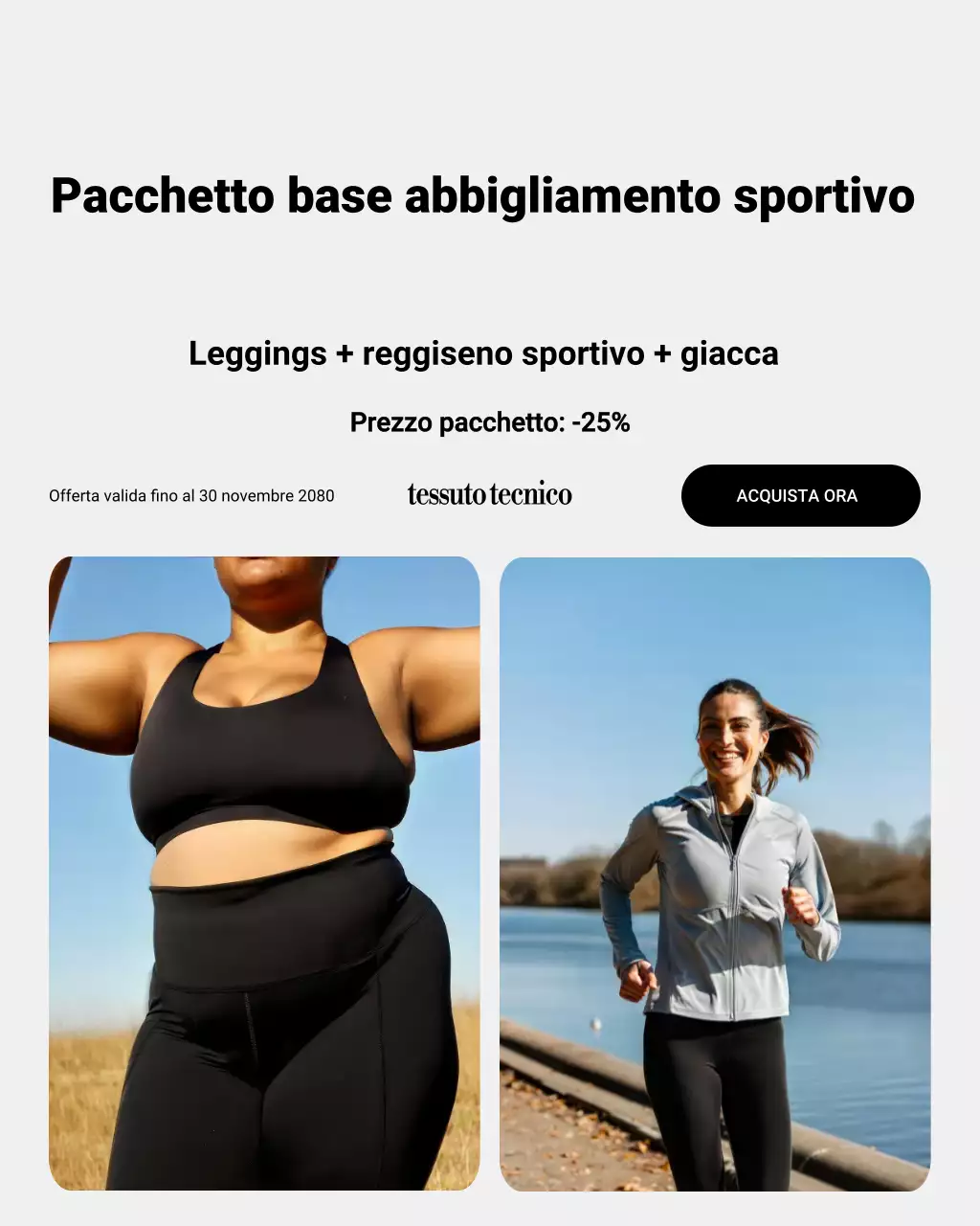 Post di Instagram sulla promozione di Black Modern Fitness