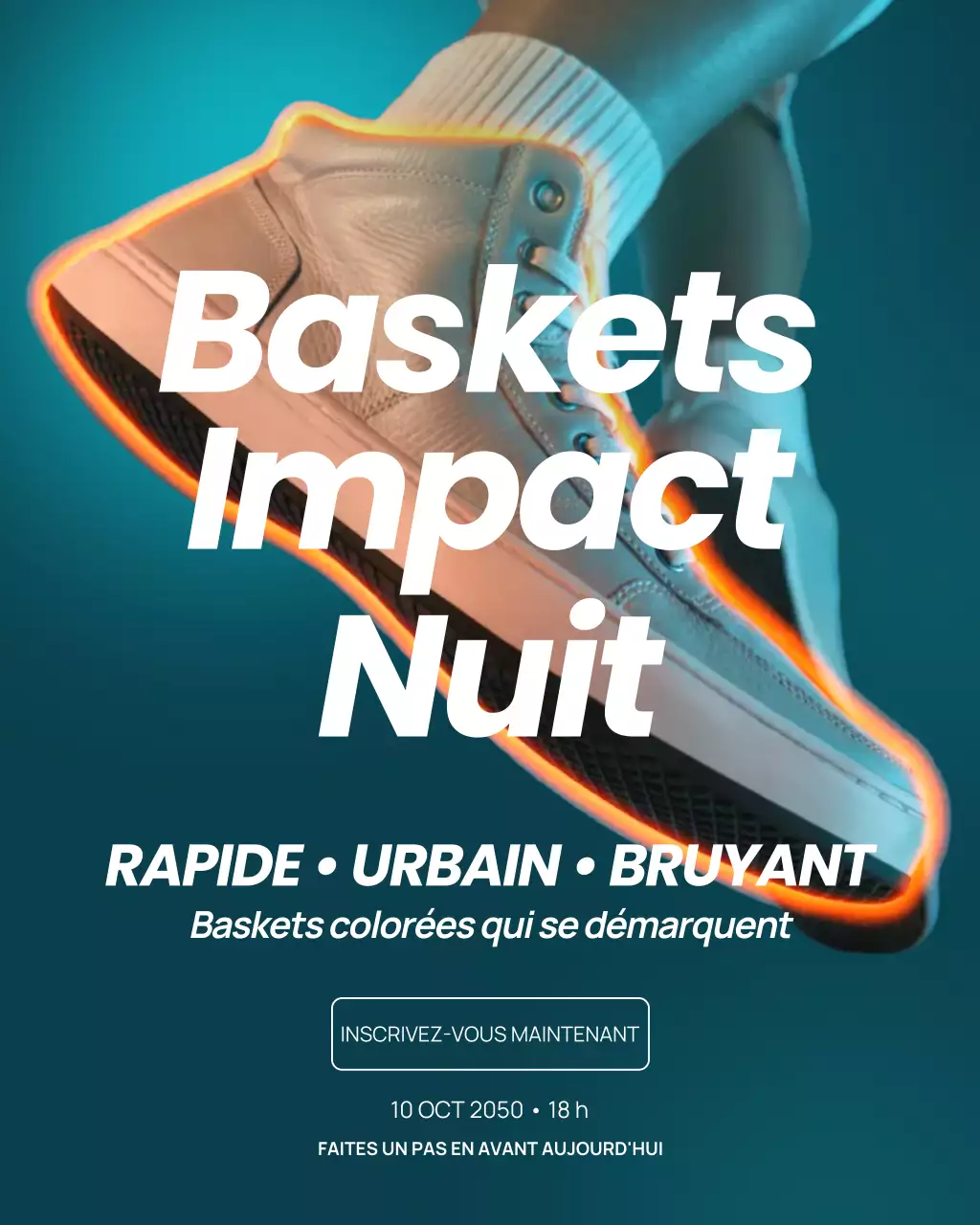 annonce de l'événement Neon Urban Sneaker