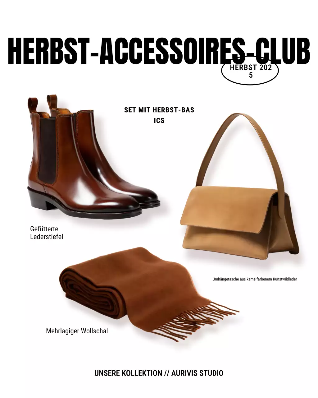 Braune Moderne Mode-Promotion