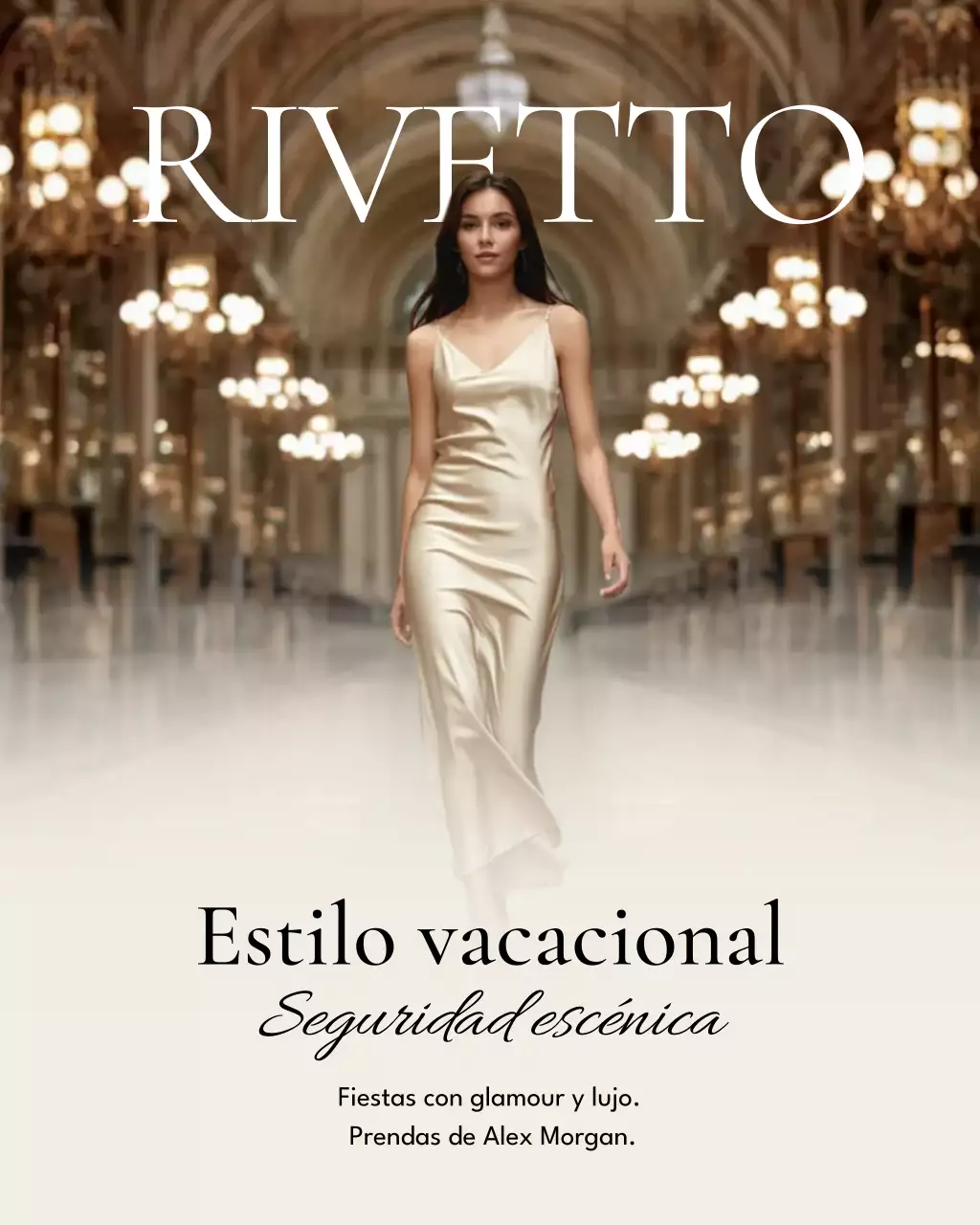 Publicación de Instagram de un anuncio de moda elegante y dorado