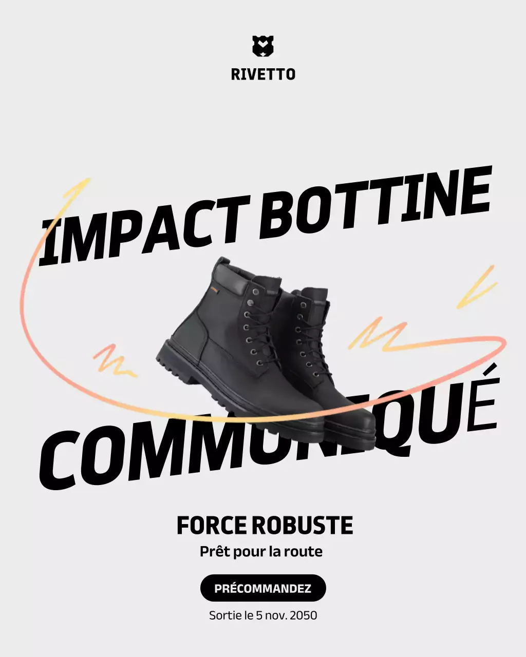 Publication Instagram pour une publicité pour Black Bold Shoes