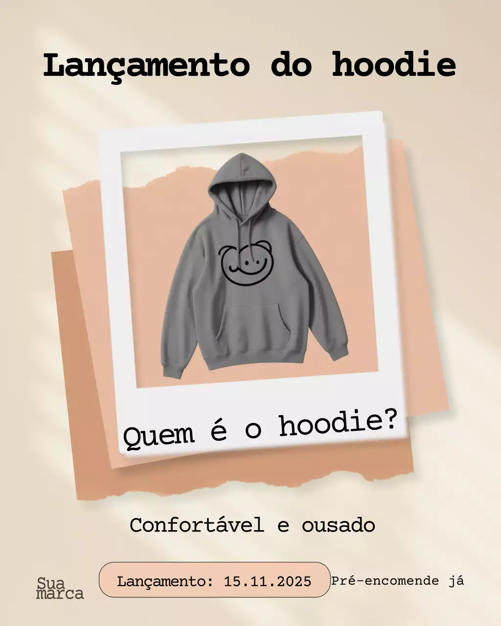Postagem de promoção de moda moderna cinza no Instagram