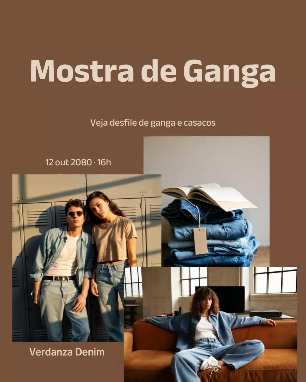 Postagem no Instagram do evento de moda Blue Trendy