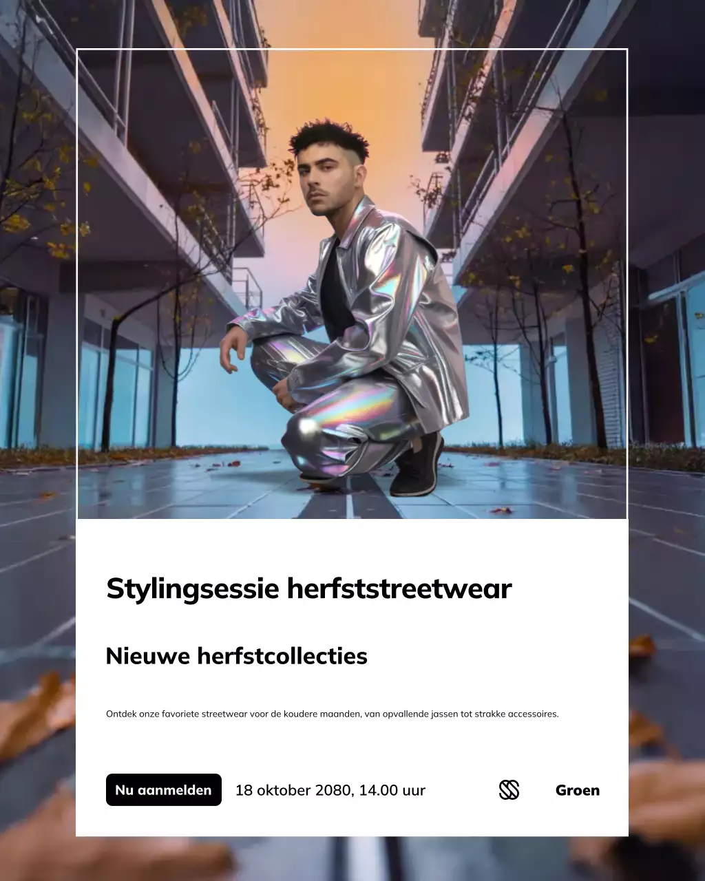 Instagram-bericht over het Silver Futuristic Streetwear-evenement