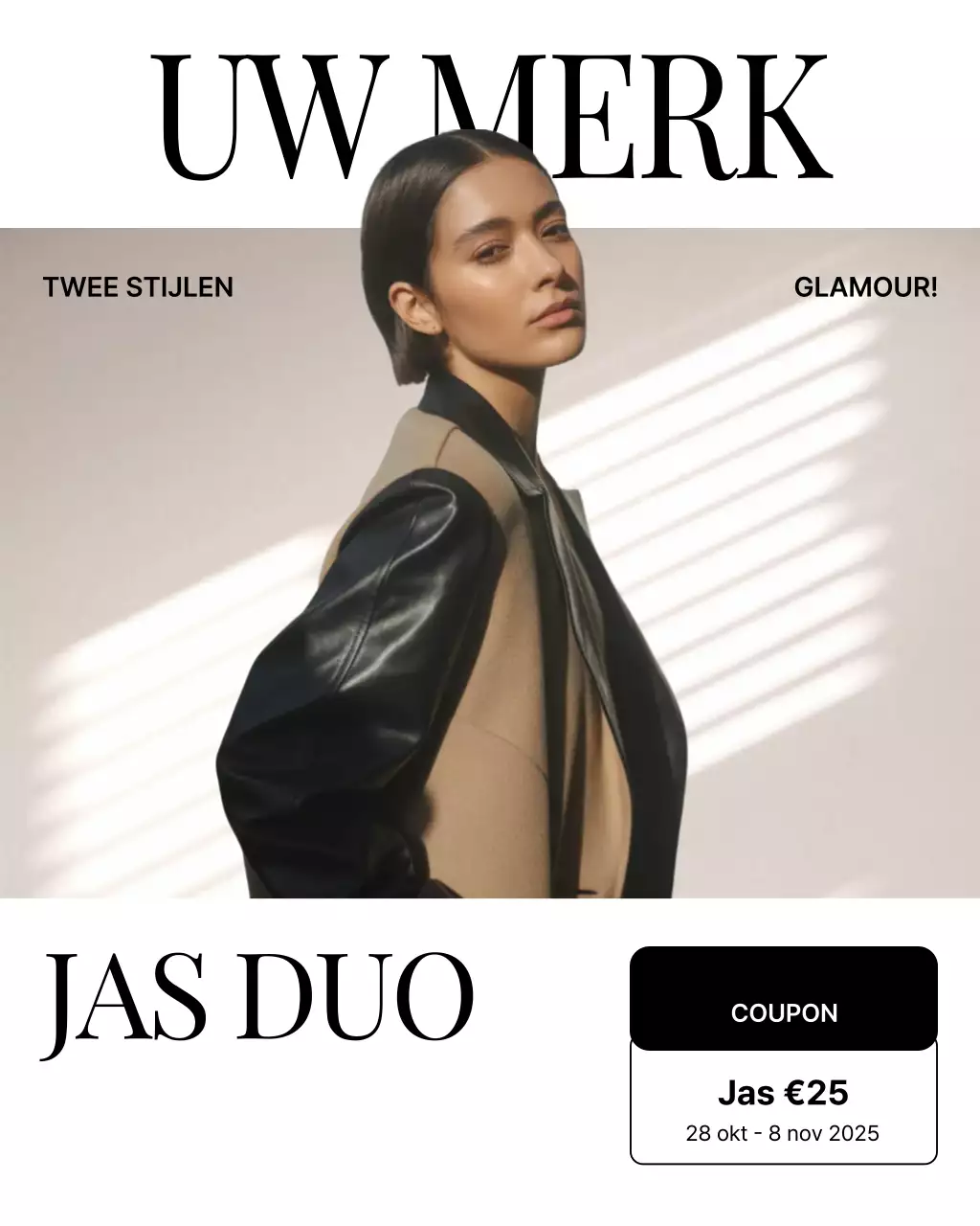 Beige moderne mode promotie Instagram-bericht